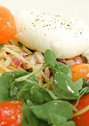 A picture of Tomato Marinade Cold Pasta 🍝.