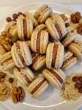DIÓ macaron, zserbó krémmel
