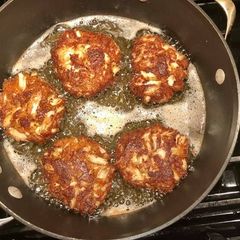 A picture of Fried Crab Cakes.