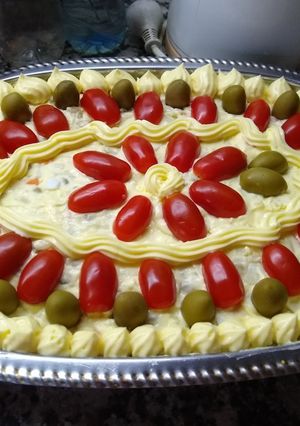 Una foto de Ensalada rusa con arroz
