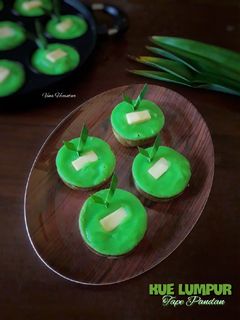 Foto resep Kue Lumpur Tape Pandan