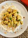Poulet au curry et au lait de coco
