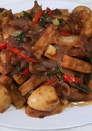 Foto resep Oreg Tempe Basah Pedas Manis
