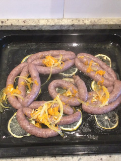 Una foto de Salchichas (vacuno) frescas al horno