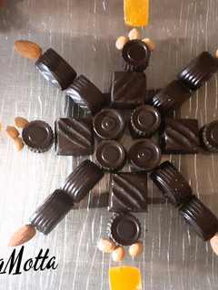 A picture of Assorted Chocolates (Peanuts, Honey Aam-Peanut Butter, Almonds).