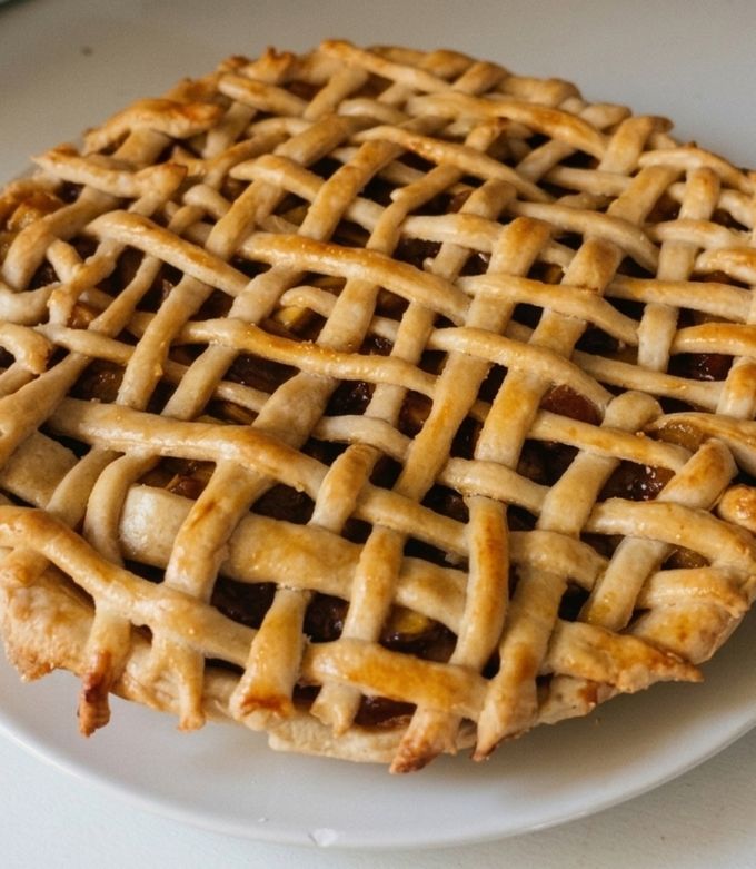 Una foto de APPLE PIE (TARTA DE MANZANA)🍏🇲🇽❤️