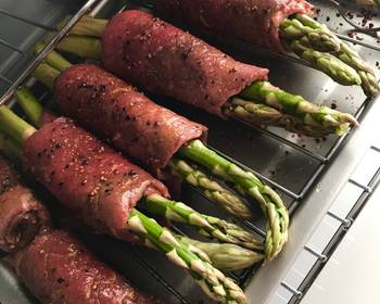 Unique Cuisine Wrapped asparagus Delicious Nutritious