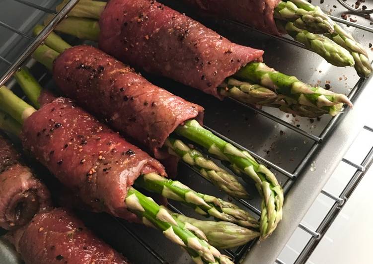 Steps to Make Favorite Wrapped asparagus