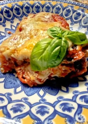 Una foto de Parmigiana di Melanzane (Parmigiana de Berenjenas)