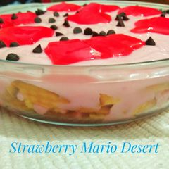 A picture of Strawberry Marie Dessert😃😃.