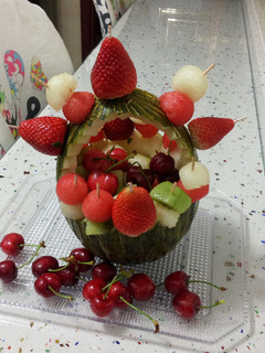 Una foto de Cesta de frutas