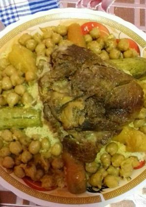 صورة لوصفة الكسكس الجزائري 😍😍😍