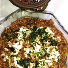 A picture of Dahi Dhuwan Qeema.