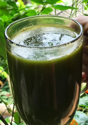 Foto resep Jus Sawi Wortel Lemon + Jahe