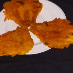 Pumpkin Flower Tawa Fry A picture of Pumpkin Flower Tawa Fry.