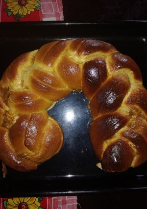 Una foto de Trenzado con dulce de leche