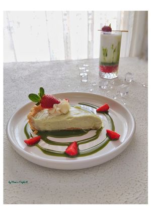 Foto resep Unbaked Matcha Pie