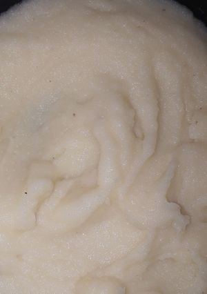 Una foto de Puré de papa cremoso