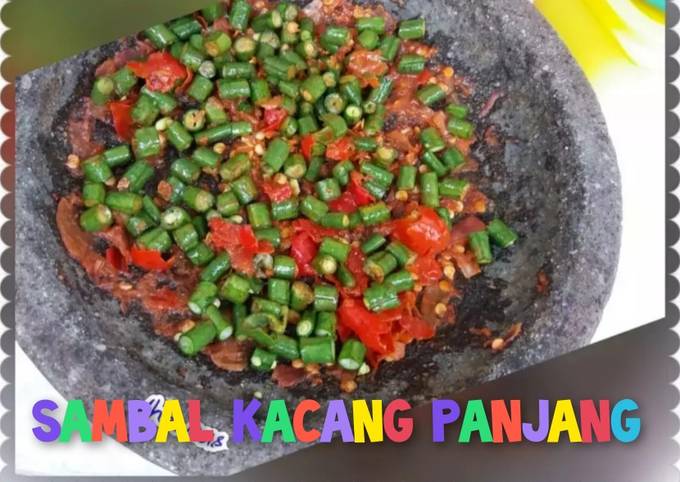 Resep Sambal Kacang Panjang By Dhew Oleh 𝓓𝓮𝔀𝓲 𝓐𝓻𝓲𝓯𝓲𝓪𝓷𝓽𝓲 Cookpad