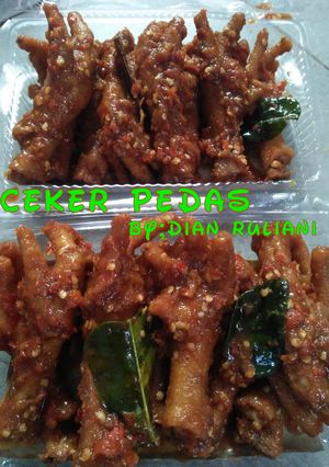 Foto resep Ceker setan super pedas