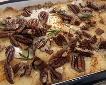 Without Fail Serving Recipe Sigs Jerusalem artichoke sweet potato and nut bake Delicious