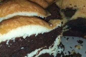 Resep Zebra cake putih telur Menu Enak Dan Mudah Dibuat