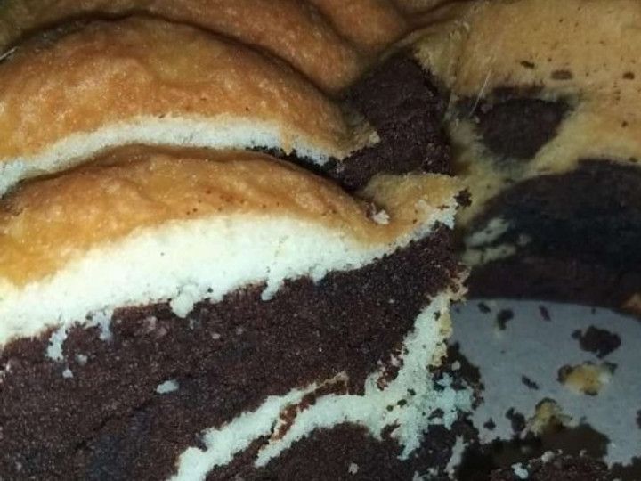 Resep Zebra cake putih telur Menu Enak Dan Mudah Dibuat