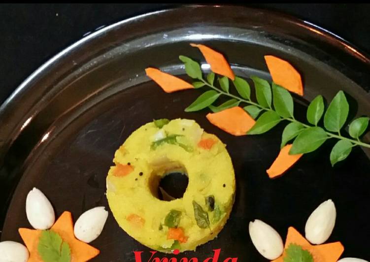 Step-by-Step Guide to Prepare Quick Upma Ring