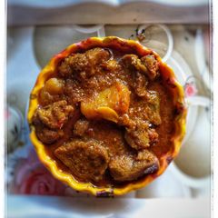 A picture of Mutton kasha.
