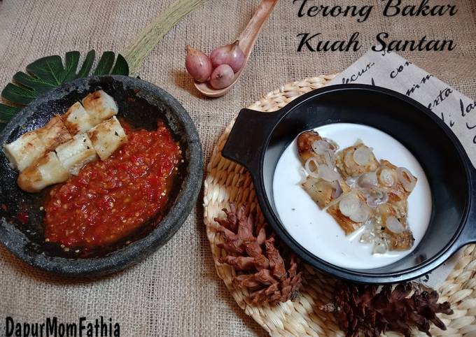 Langkah Mudah untuk Menyiapkan Terong Bakar Kuah Santan (Tarung Babanam Besantan) yang Bisa Manjain Lidah
