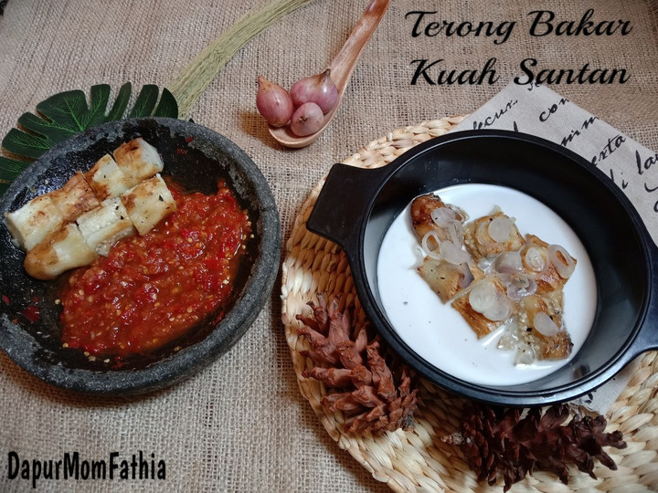 Langkah Mudah untuk Menyiapkan Terong Bakar Kuah Santan (Tarung Babanam Besantan) yang Bisa Manjain Lidah