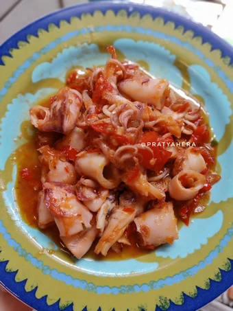 Langkah Mudah untuk Menyiapkan Resep  Cumi Asin Pedas Manis yang Bisa Manjain Lidah, Enak Banget