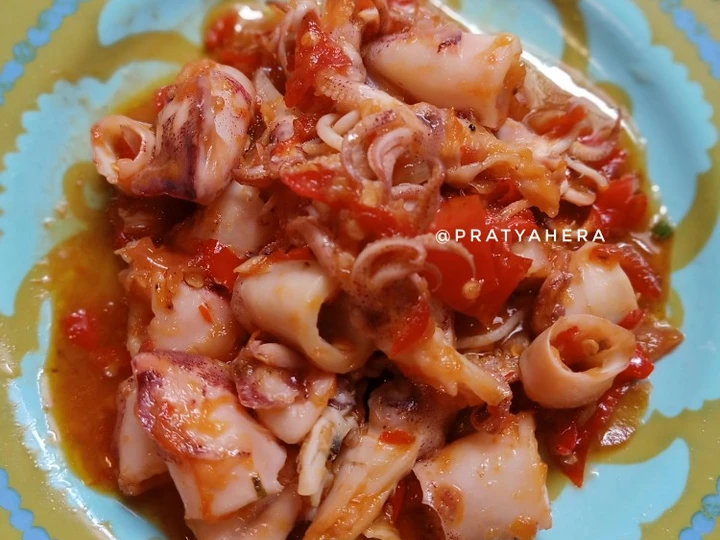 Langkah Mudah untuk Menyiapkan Resep  Cumi Asin Pedas Manis yang Bisa Manjain Lidah, Enak Banget