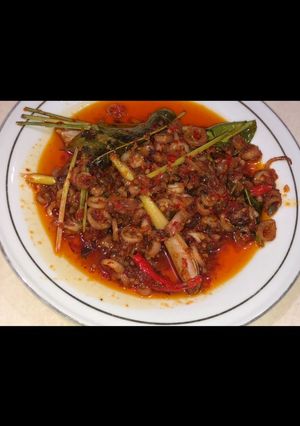 Foto resep Sambal Cumi Pedas Bumbu Rempah