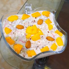 Mango custard saviayan A picture of Mango custard saviayan.