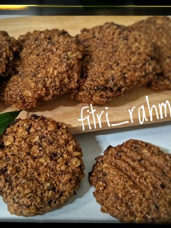 Foto resep Oat Dates Cookies