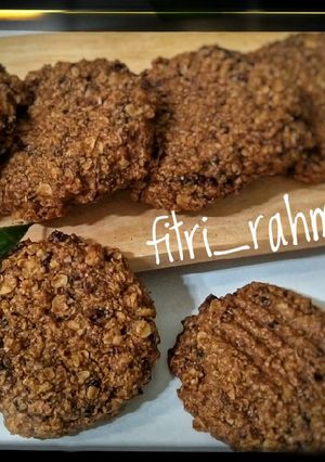 Foto resep Oat Dates Cookies