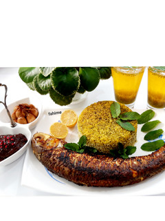 عکسی از دستور سبزی پلو با ماهی