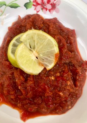 Foto resep Sambal terasi untuk ikan bakar khas Kampar