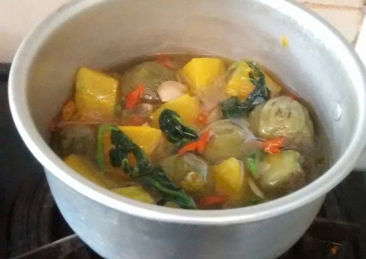 Resep Tumis pedas labu kuning, Lezat
