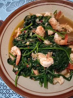 Foto resep Tumis Kangkung / Ca Kangkung Udang Pedas
