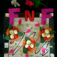 A picture of RASGULLA BIRD'S NESTS #foodiesand friends.