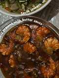 Saute Prawns with Butter Sauce