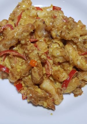 Foto resep Cumi goreng telur asin