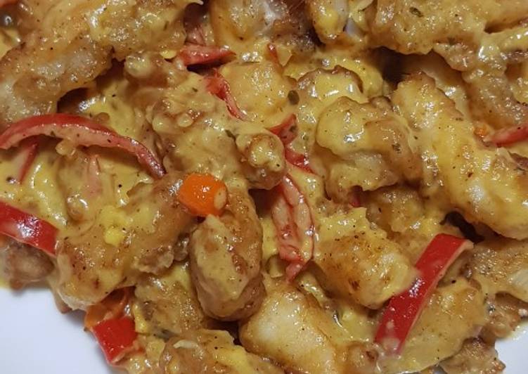 Cumi goreng telur asin