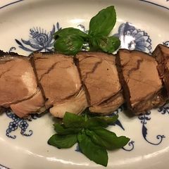 A picture of California Farm Smoked Leg of Lamb, Greek Style.