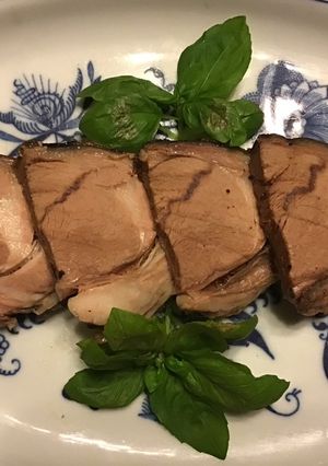 A picture of California Farm Smoked Leg of Lamb, Greek Style.
