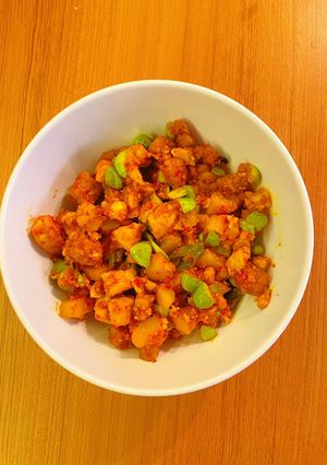 Foto resep Balado tahu tempe kentang pete 🤩🤩