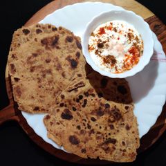 A picture of BARLEY FLOUR PARATHA..