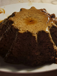 Una foto de Flan de café microondas